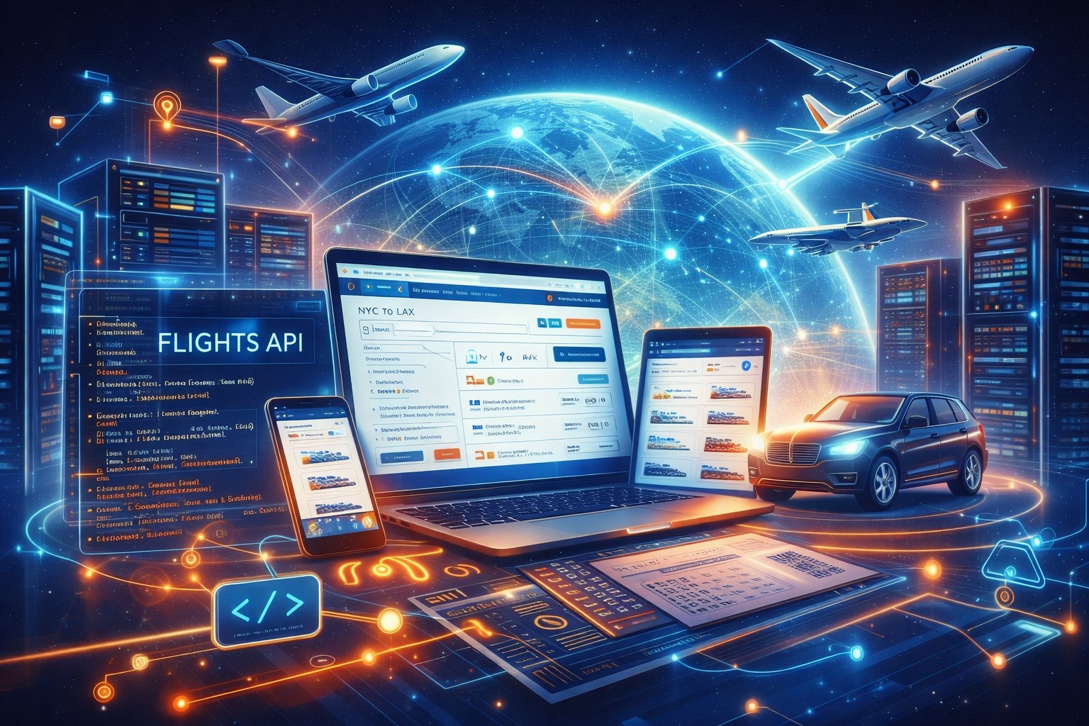 Flights API Integration & Booking Engine Solutions
